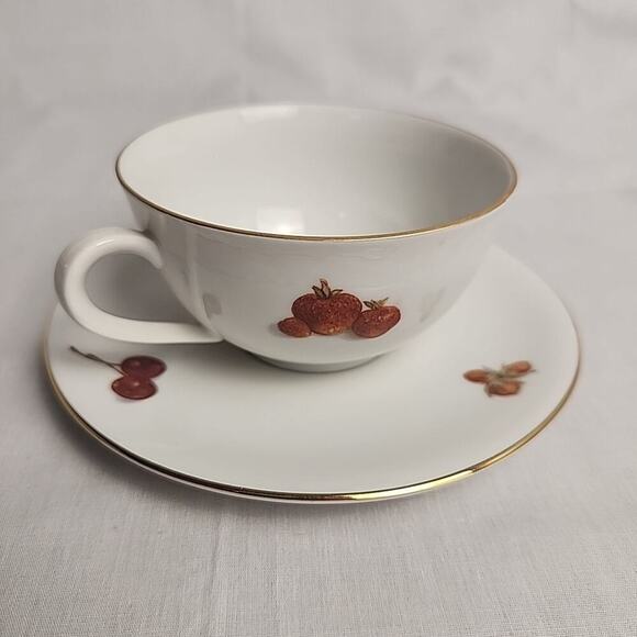 Vintage Seltmann Weiden Bavaria West Germany Granny Cottagecore Teacup Saucer - Picture 2 of 7